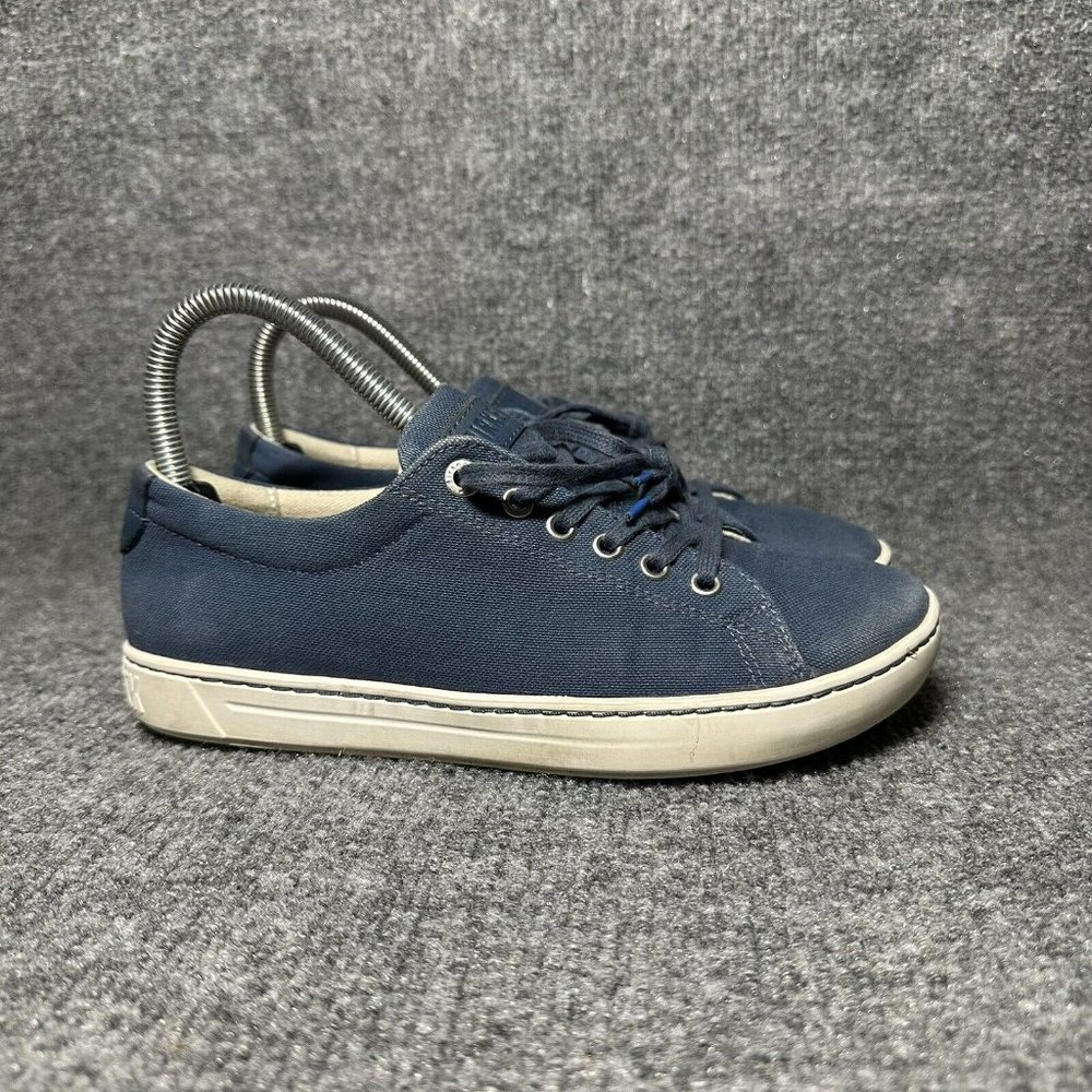 Birkenstock Bend Low Shoes Womens 36 / US 5-5.5 Blue Canvas Sneakers